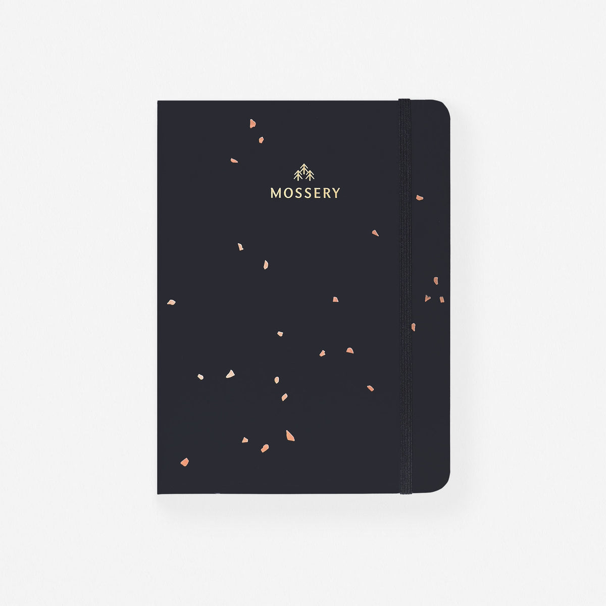 Mossery Black Speckle Refillable Notebook