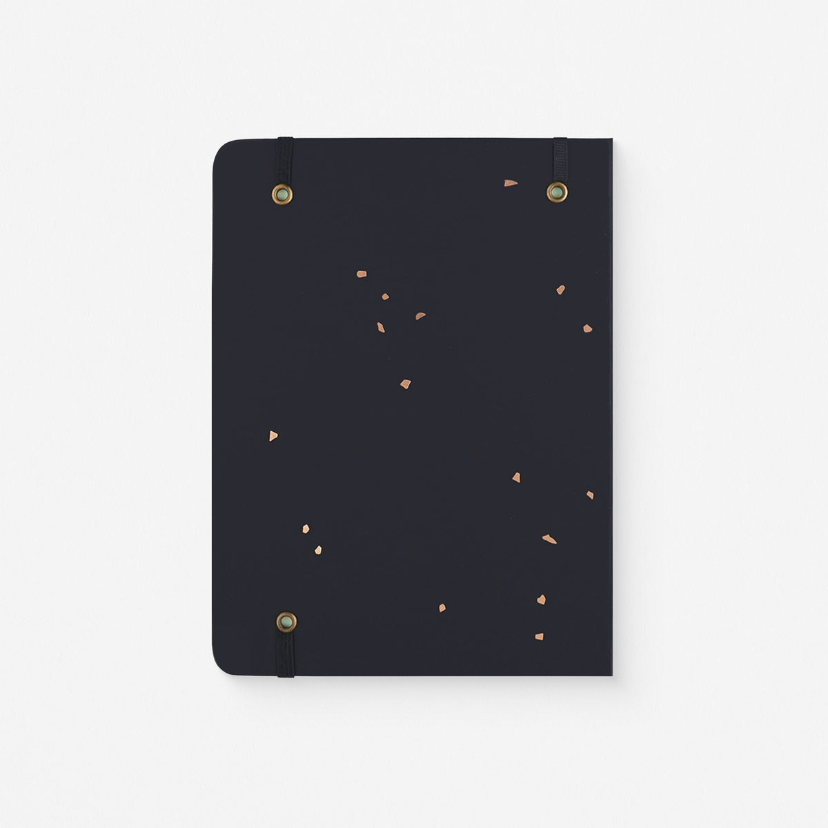 Mossery Black Speckle Refillable Notebook