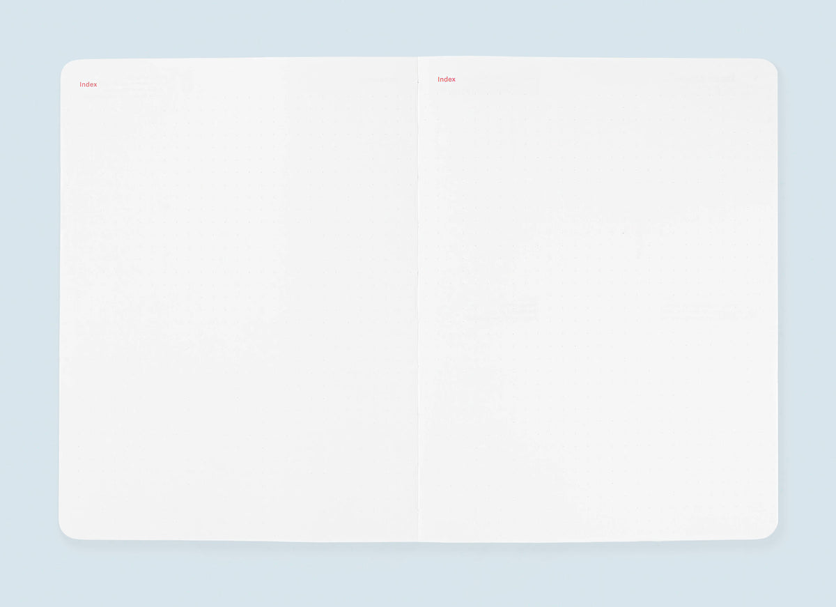 Mossery Black Speckle Refillable Notebook