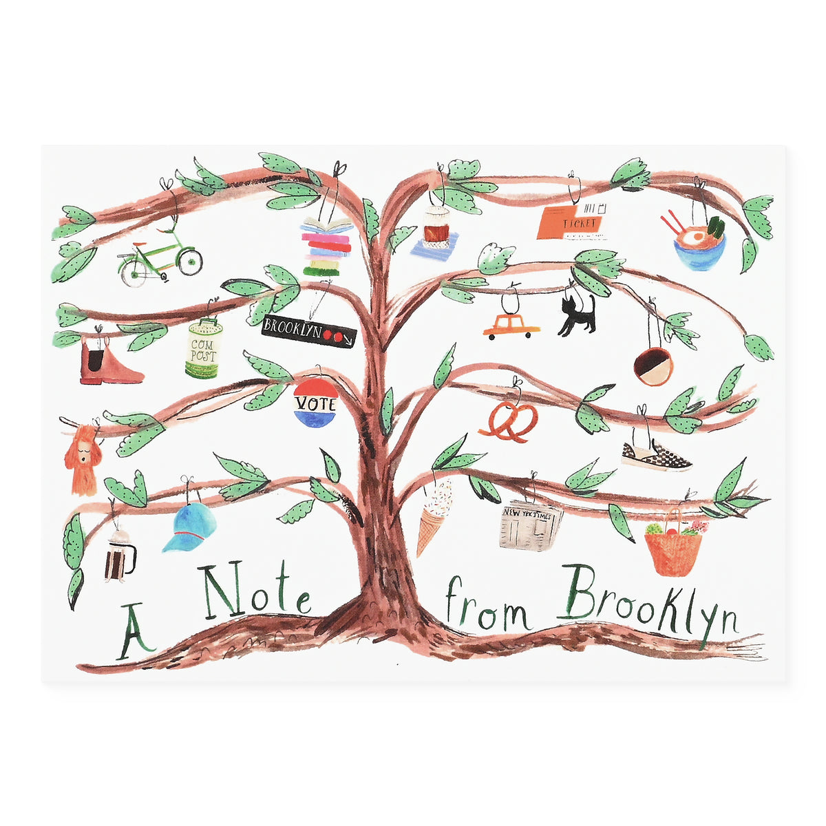 Mr. Boddington's Studio A Tree Grows in Brooklyn Greeting Card