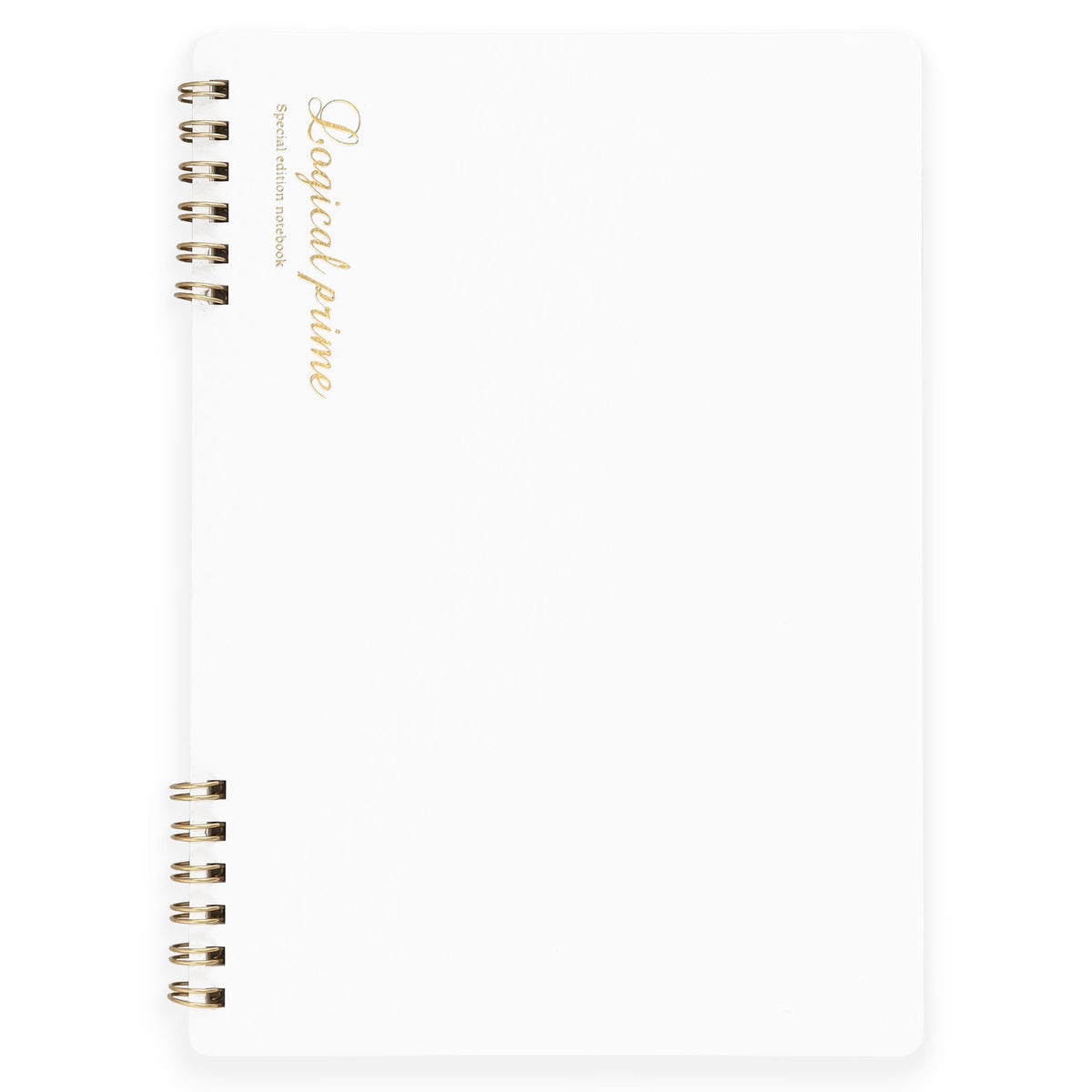 Nakabayashi Logical Prime Notebook Ring Binding Special Edition White Blank | 4 Sizes 