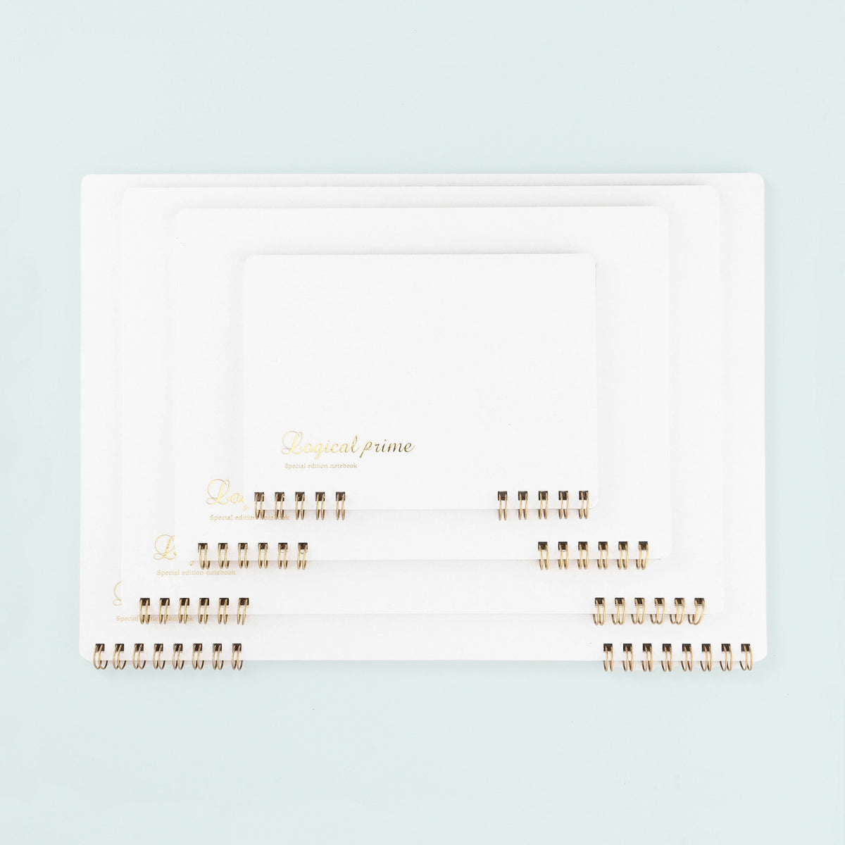 Nakabayashi Logical Prime Notebook Ring Binding Special Edition White Blank | 4 Sizes 