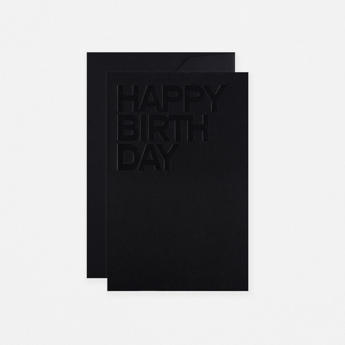 Noat Black Birthday Card