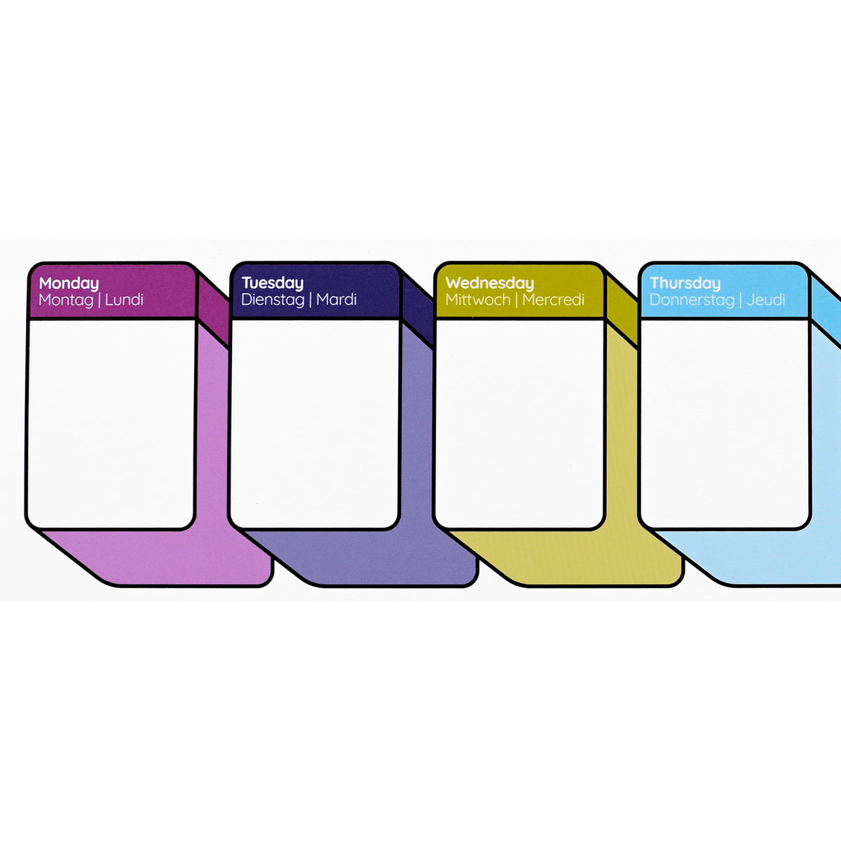 Nolki Mini Week Planner Blocki 