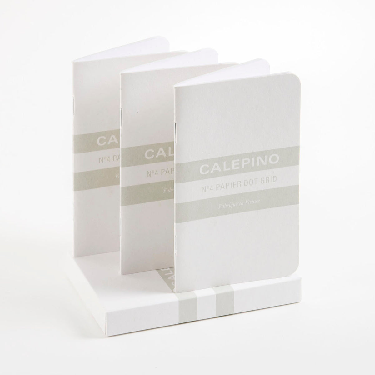 Calepino Notebook No. 4 Dot Grid Pocket Notebook Set of 3 