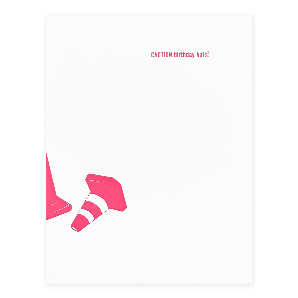 Pancake & Franks Caution Hats N° 224 Birthday Card