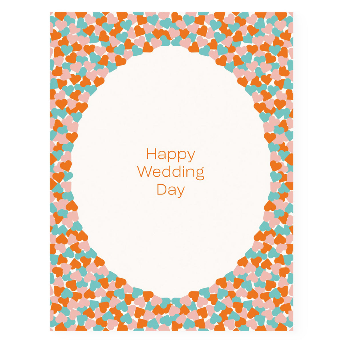 paper&stuff Wedding Day Hearts Greeting Card 