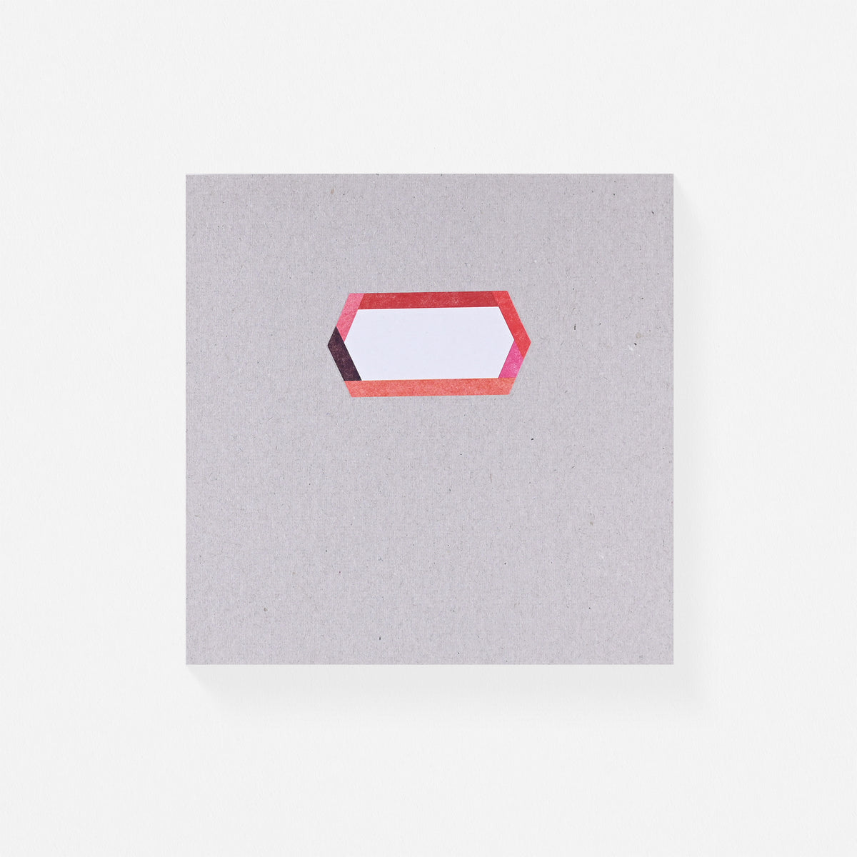 Paperways Patternism  Ruled And Red Square Notebook 
