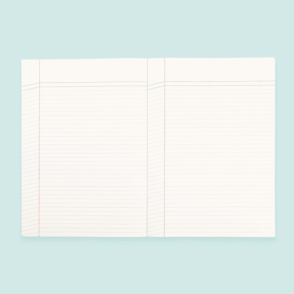 Paperways Large Notebook Ruled & Folded Skyblue 