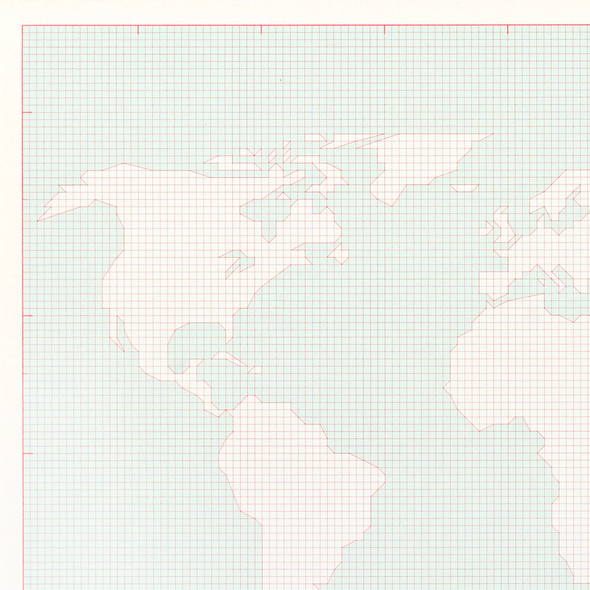 Paperways Desk Notepad World Map A4 