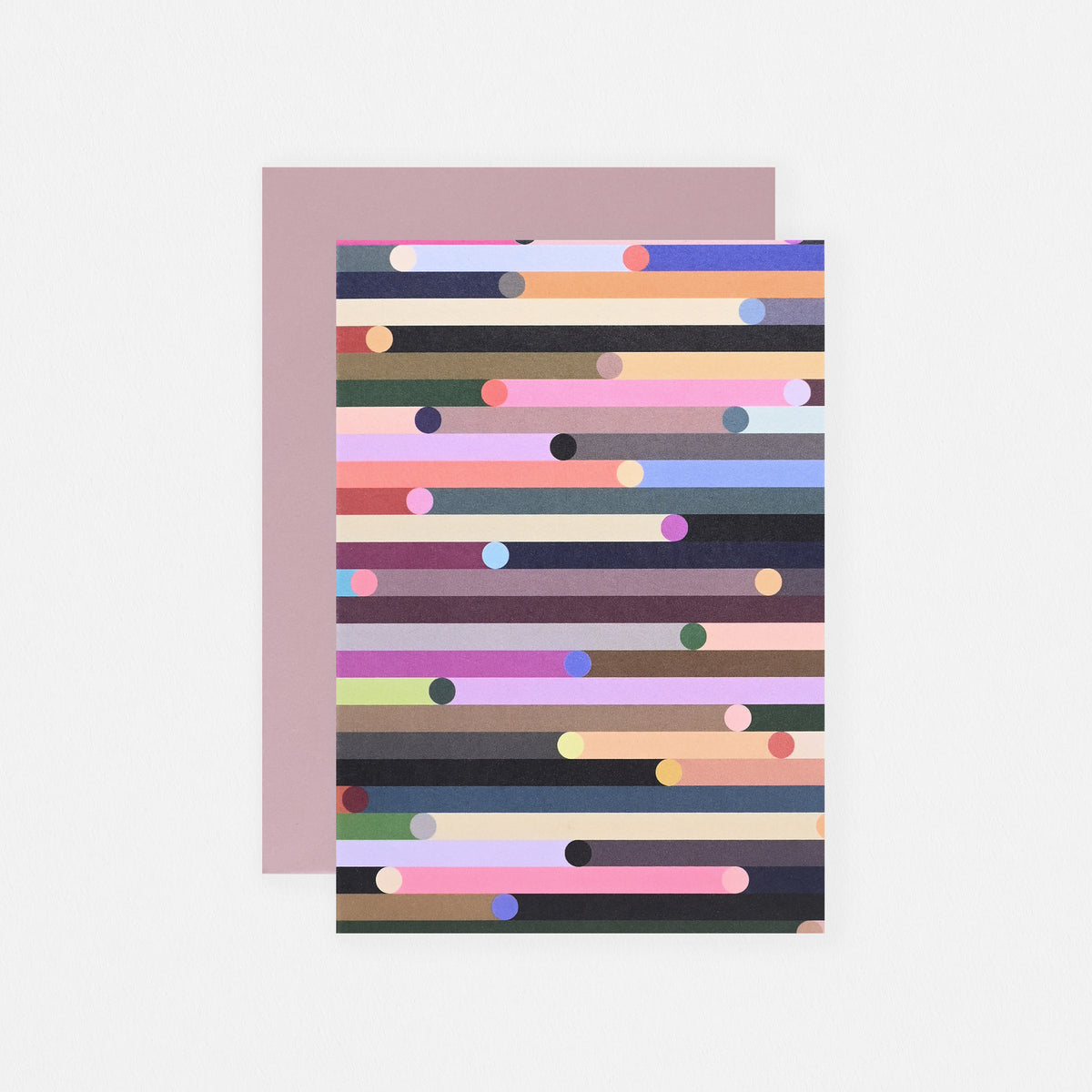 Pavilion Stripes "Ping" Greeting Card 