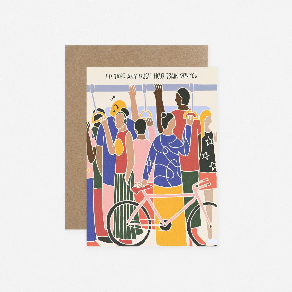 Poketo Rush Hour Greeting Card 