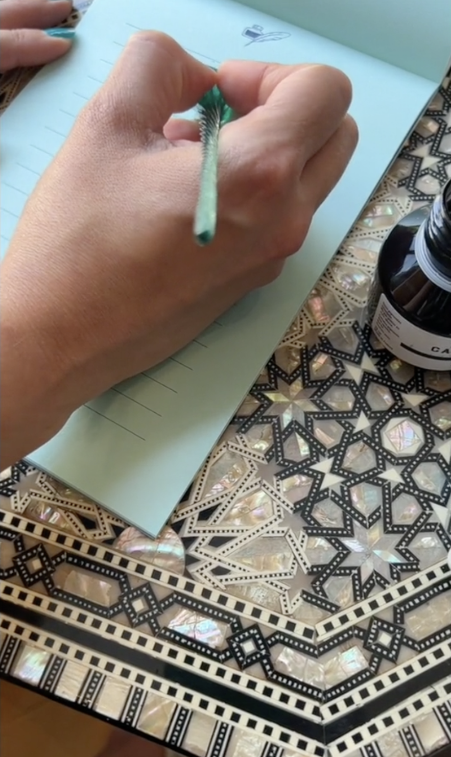 J. Herbin Hand-Blown Glass Dip Pen Spiral | 4 Colors