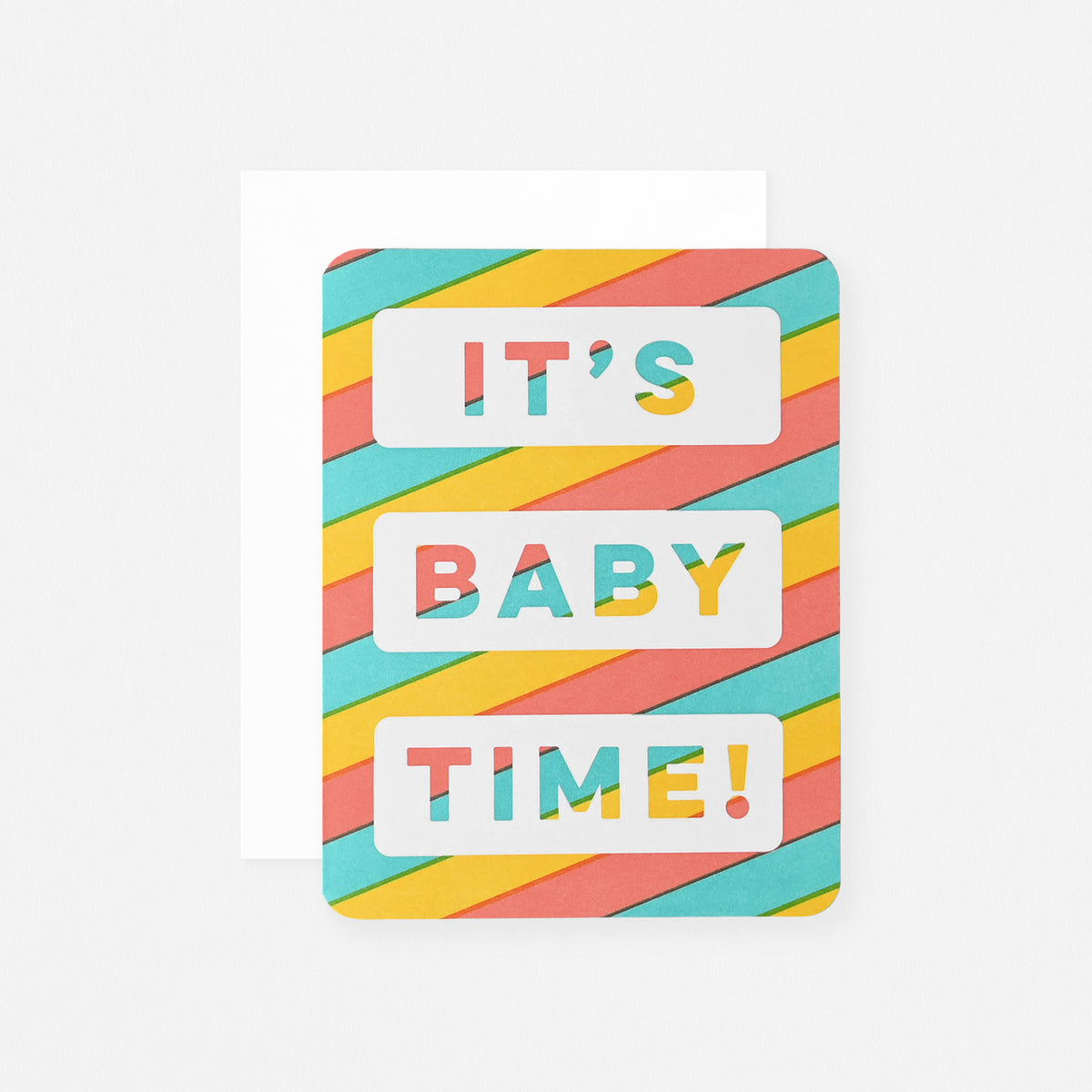Hammerpress It's Baby Time Greeting Card 