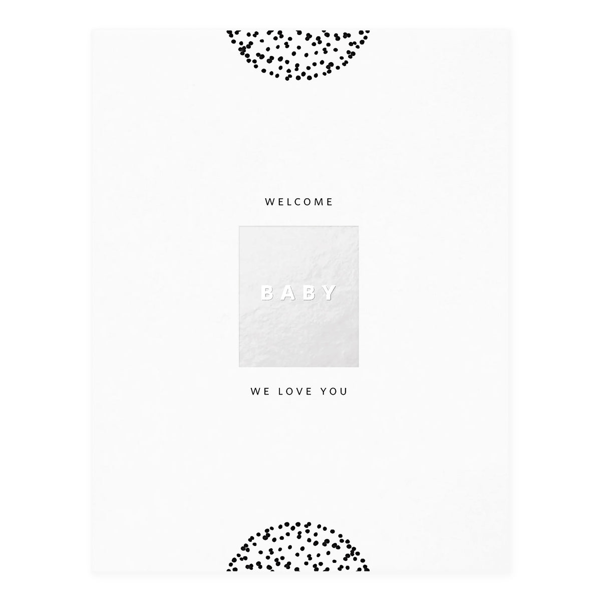 Ramona & Ruth Welcome Baby Block Greeting Card