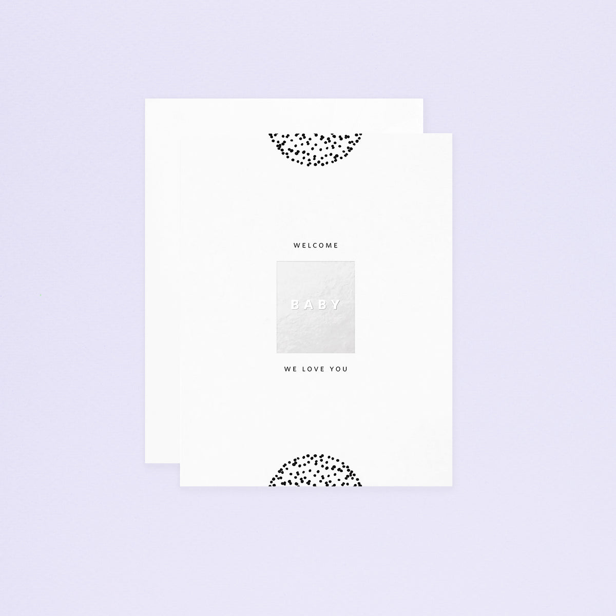 Ramona & Ruth Welcome Baby Block Greeting Card