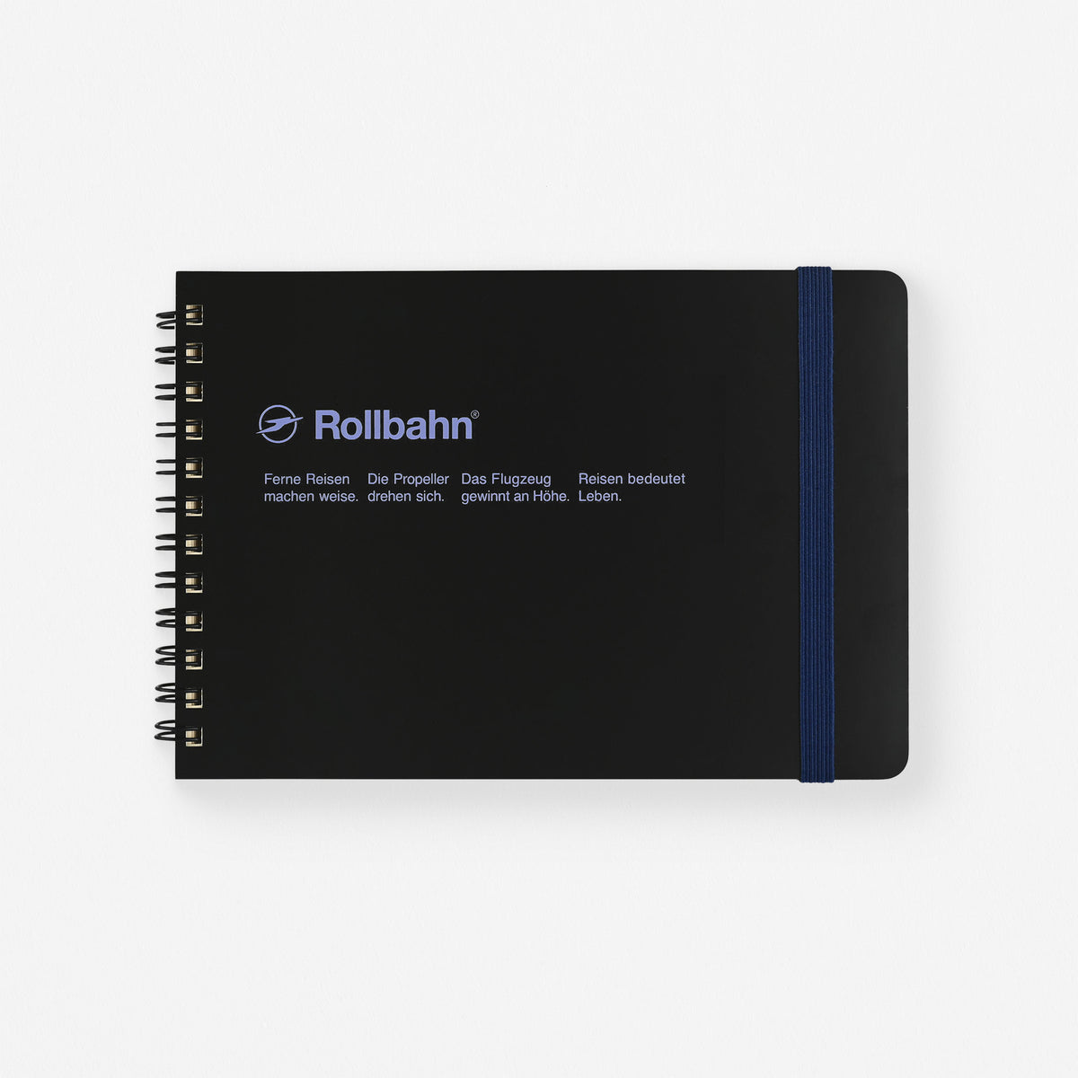 Delfonics Rollbahn Horizontal Notebook Black Large