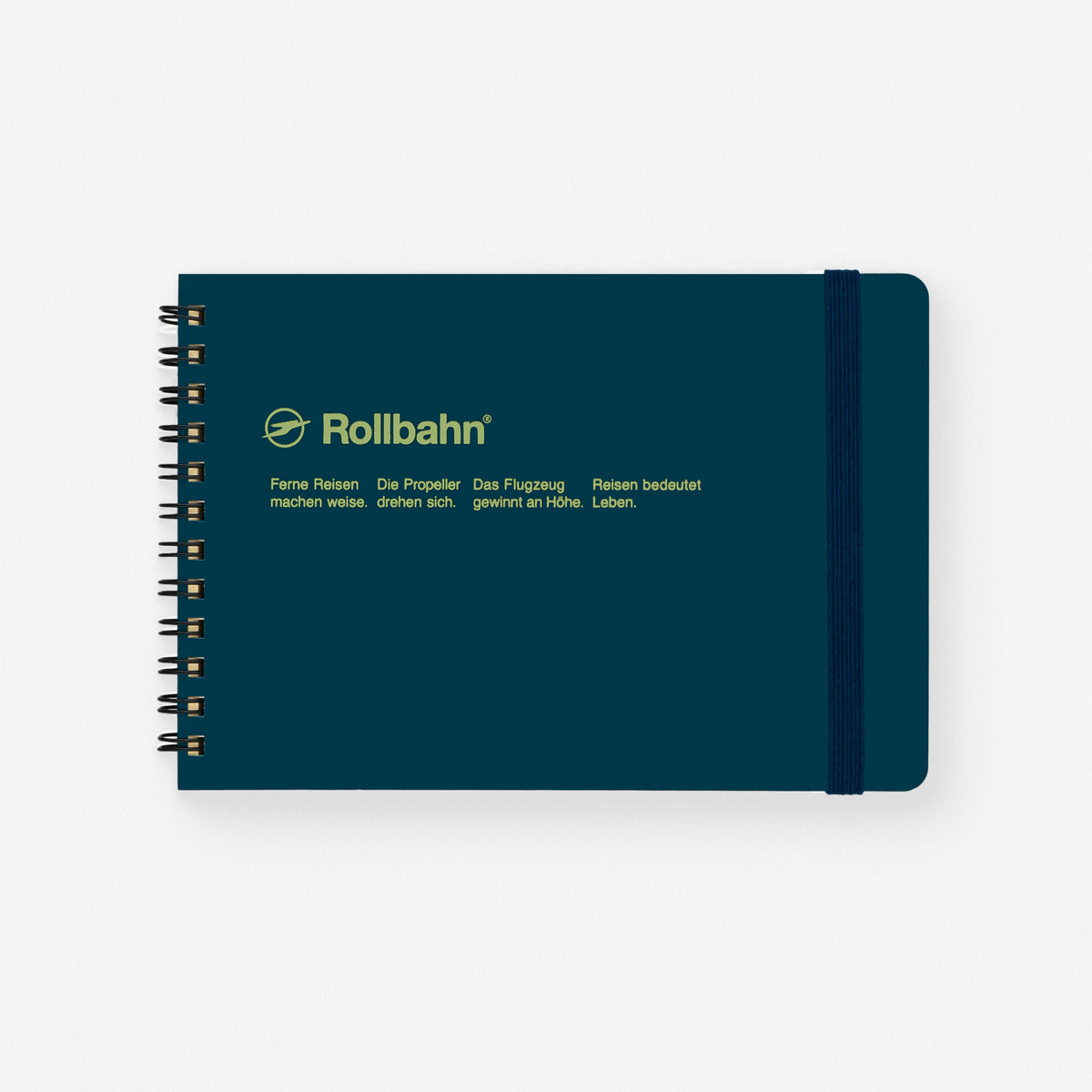 Delfonics Rollbahn Horizontal Notebook Blue Green Large