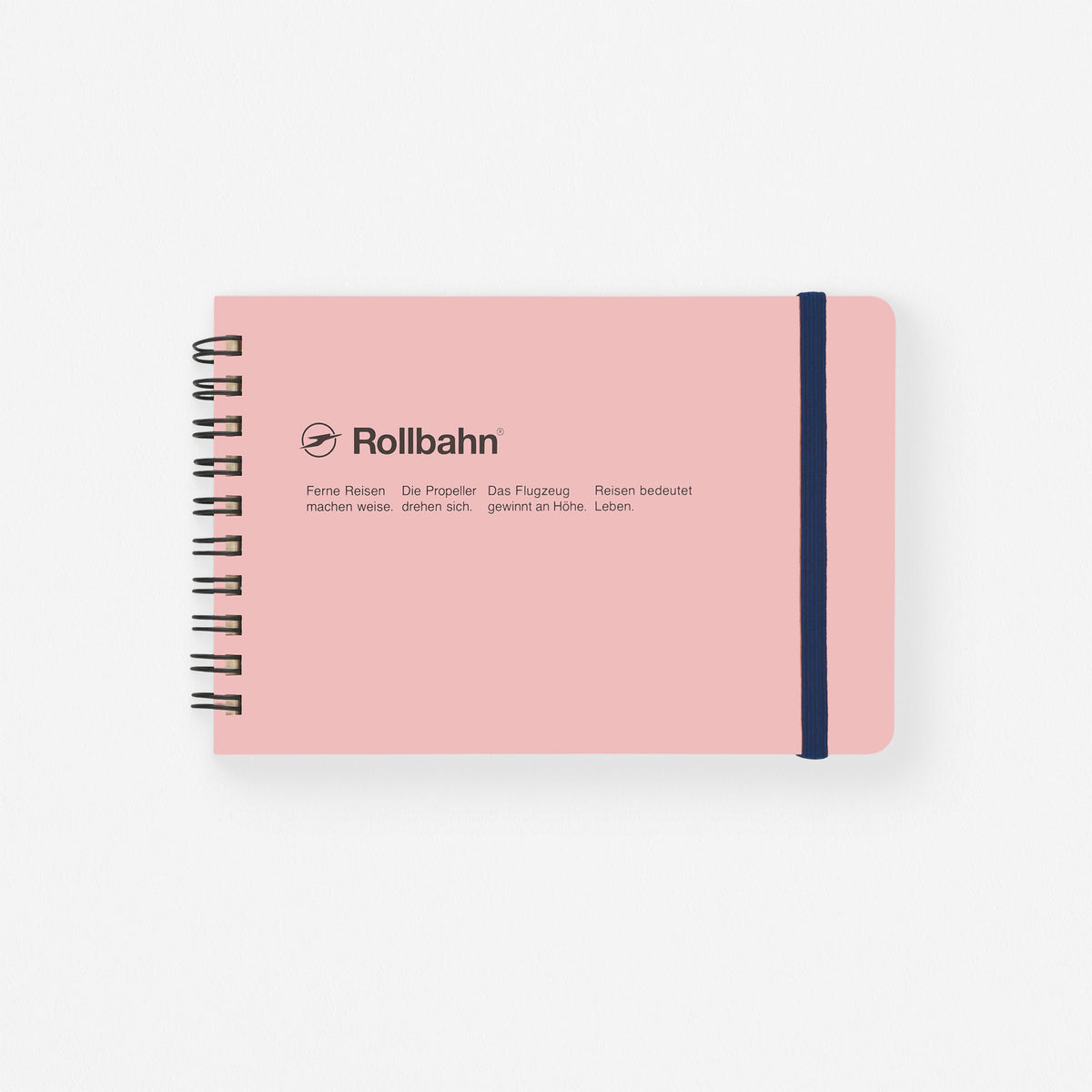 Delfonics Rollbahn Horizontal Notebook Light Pink Medium