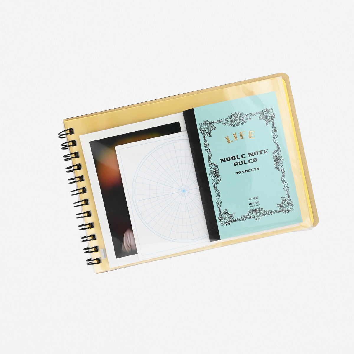 Delfonics Rollbahn Horizontal Notebook Blue Green Large