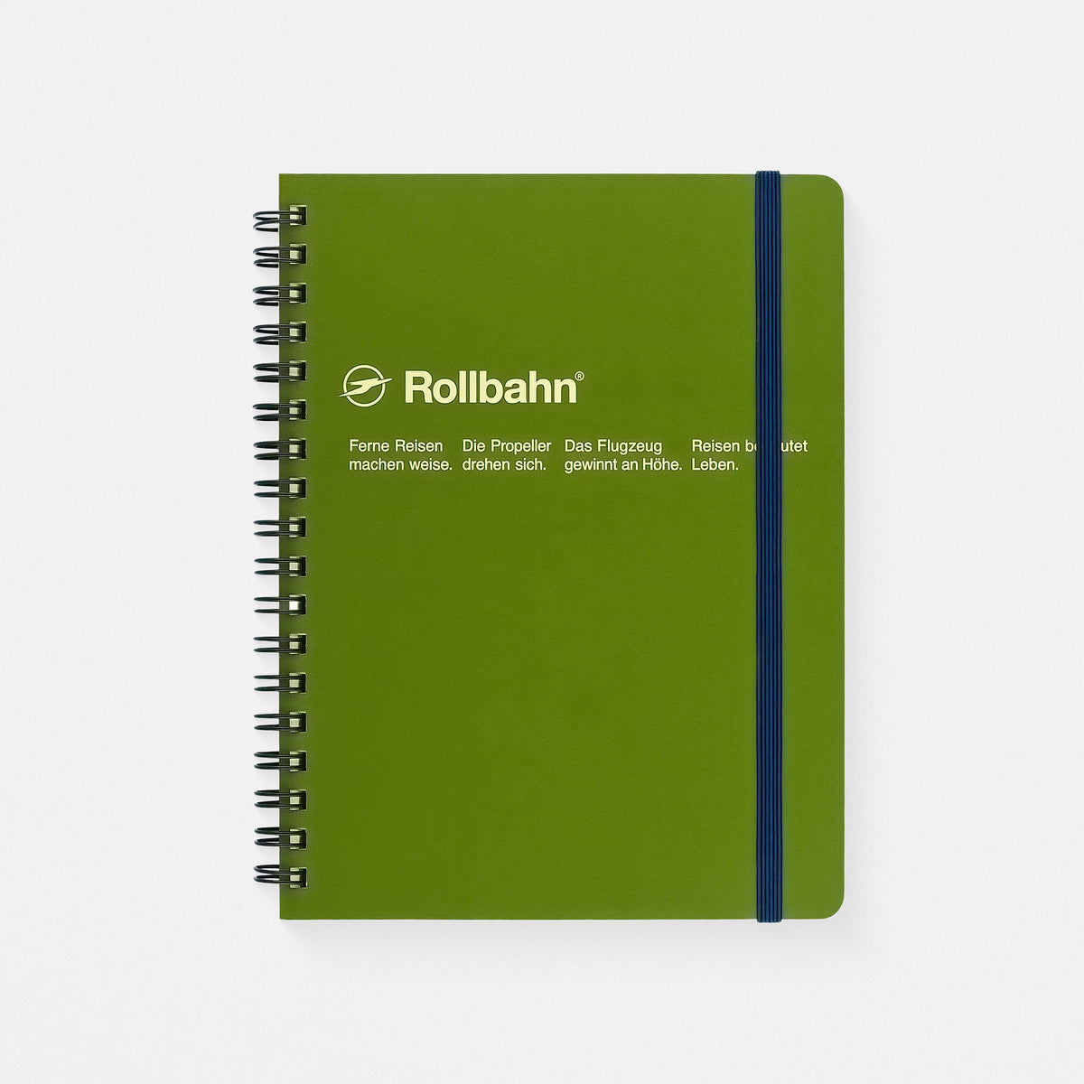 Delfonics Rollbahn Notebook Large Or A5 | 9 Colors Large (5.5 x 7") / Olive