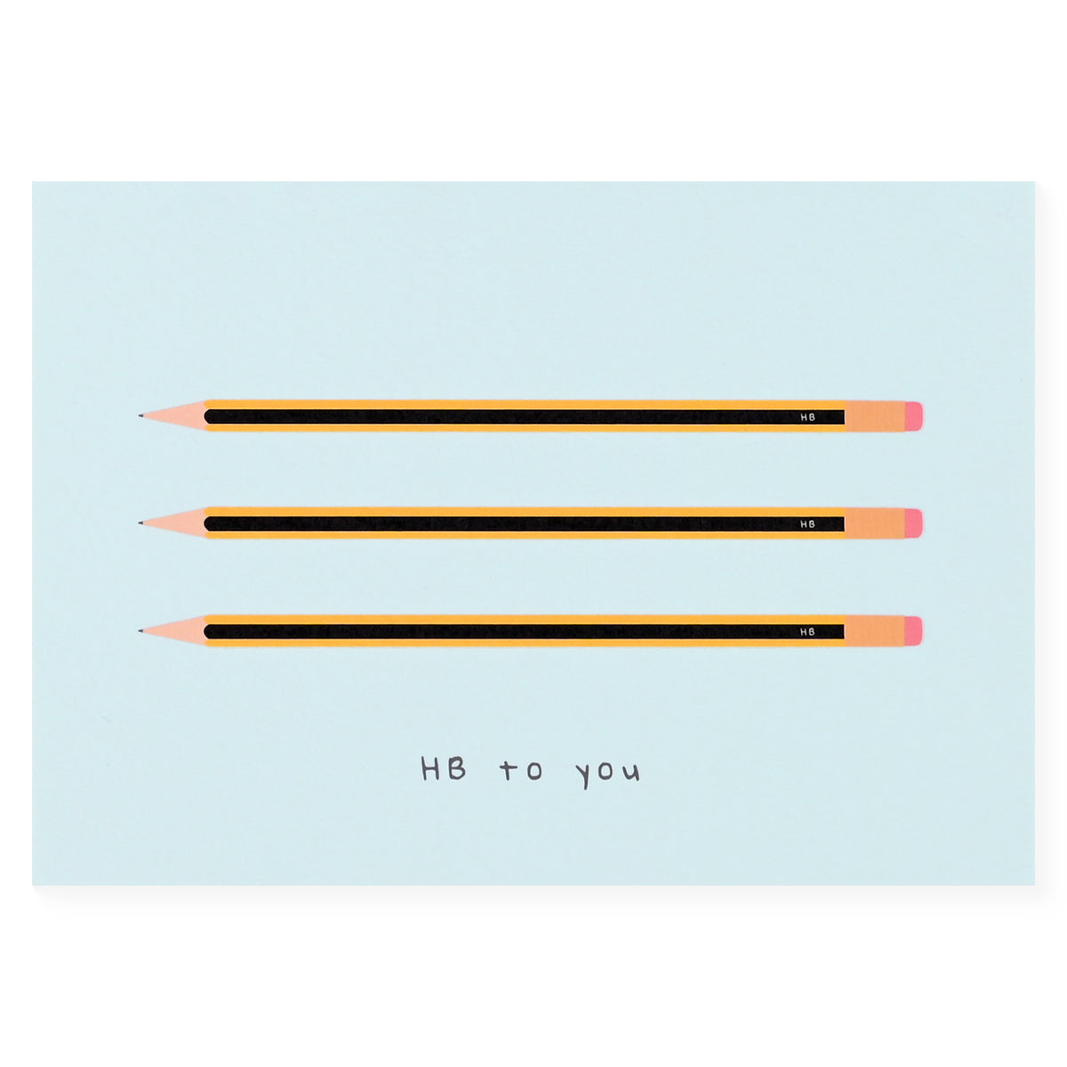 Rumble Cards HB Pencil Birthday Card 