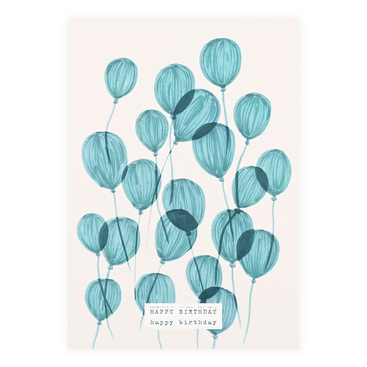 Season Paper Dans Les Airs Birthday Card