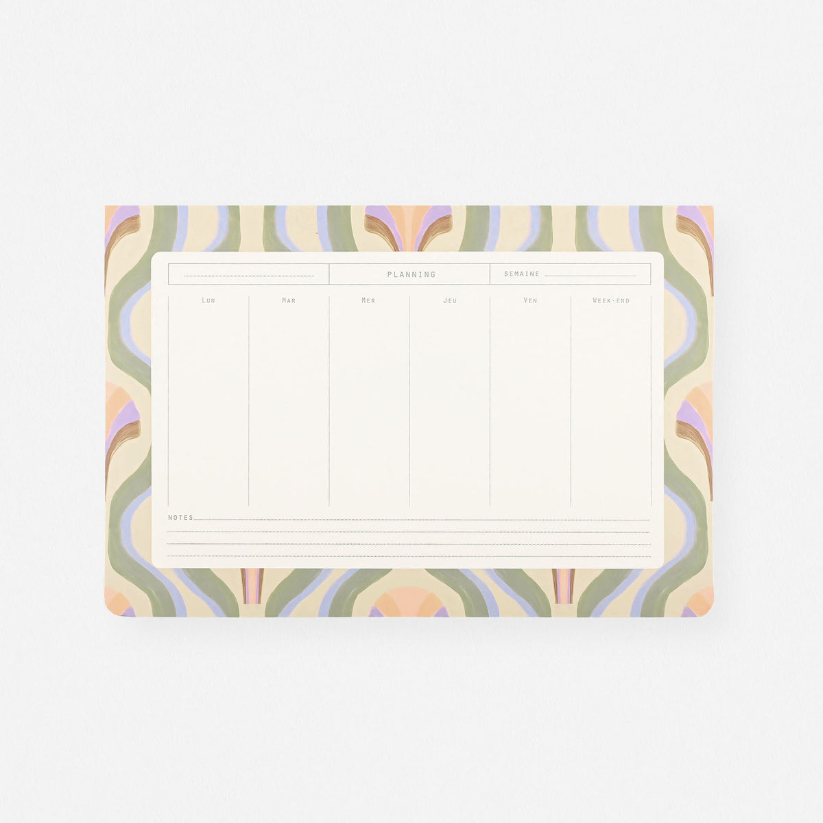 Season Paper Weekly Notepad Mother Of Pearl