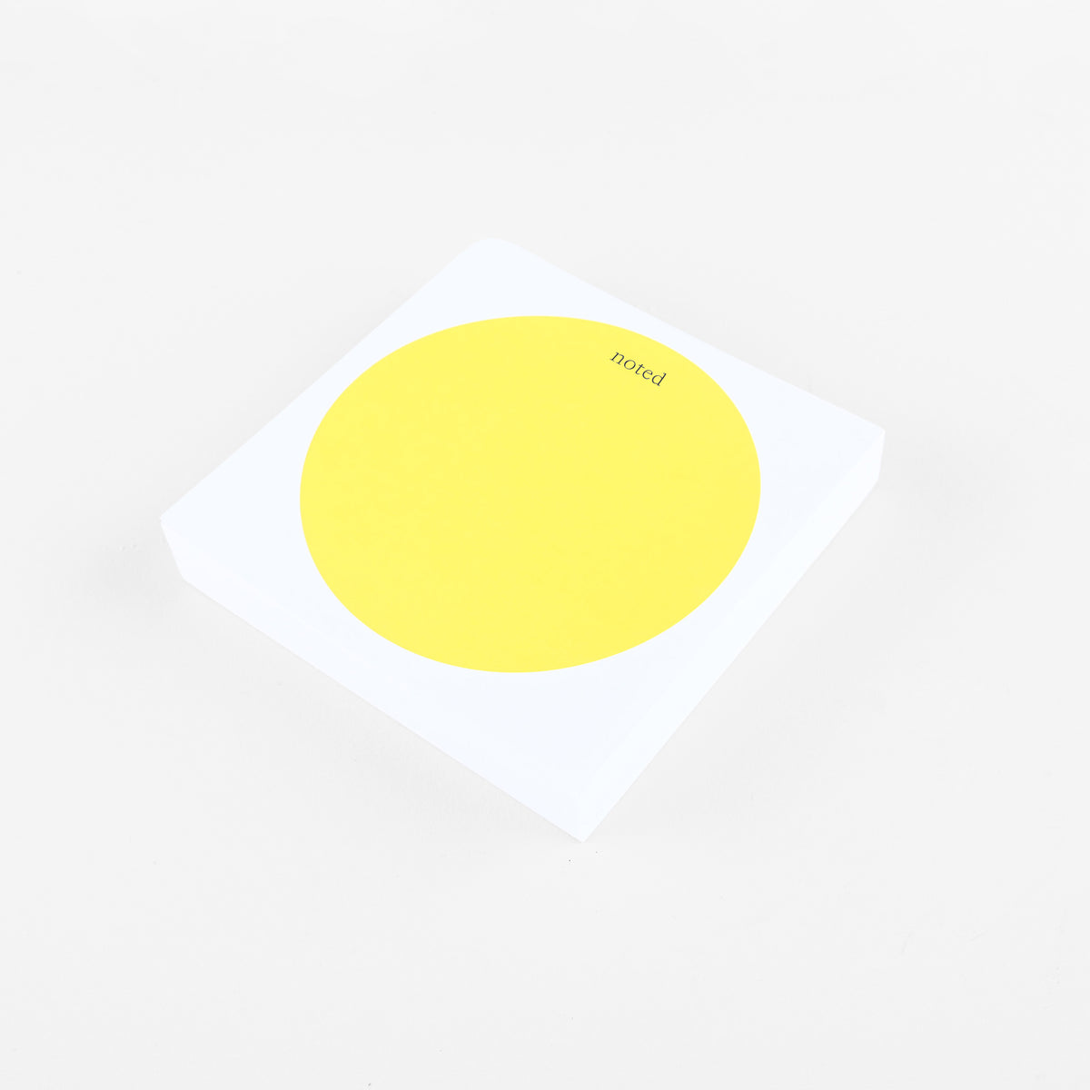 Smitten on Paper Yellow Dot Chunky Notepad 