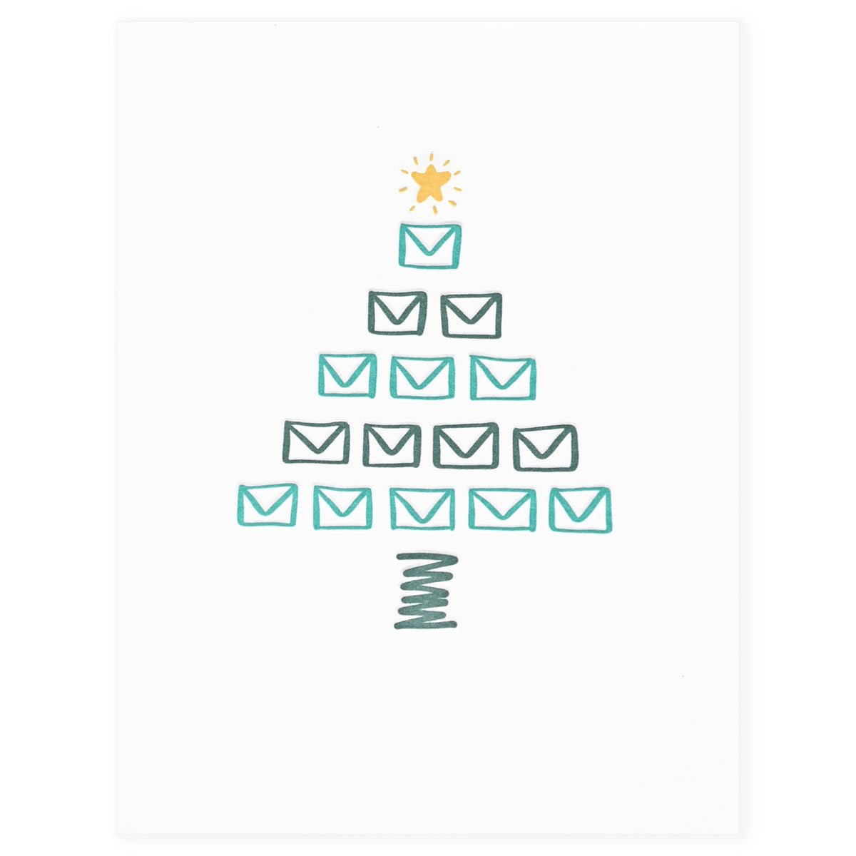 Ink Meets Paper Snail Mail Holiday Card 