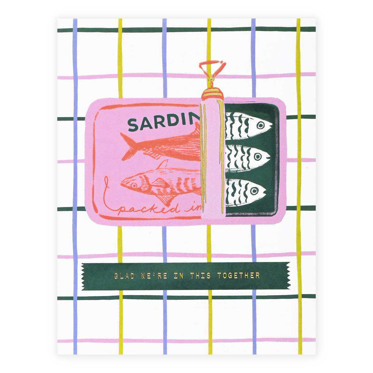 Someday Studio Sardines Greeting Card