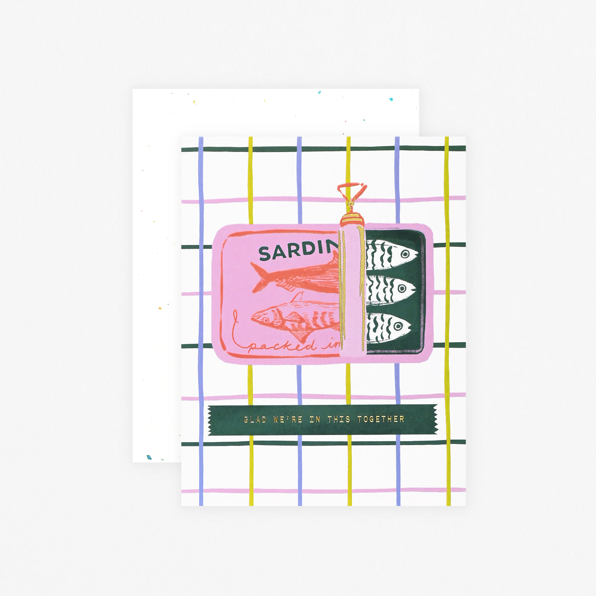 Someday Studio Sardines Greeting Card