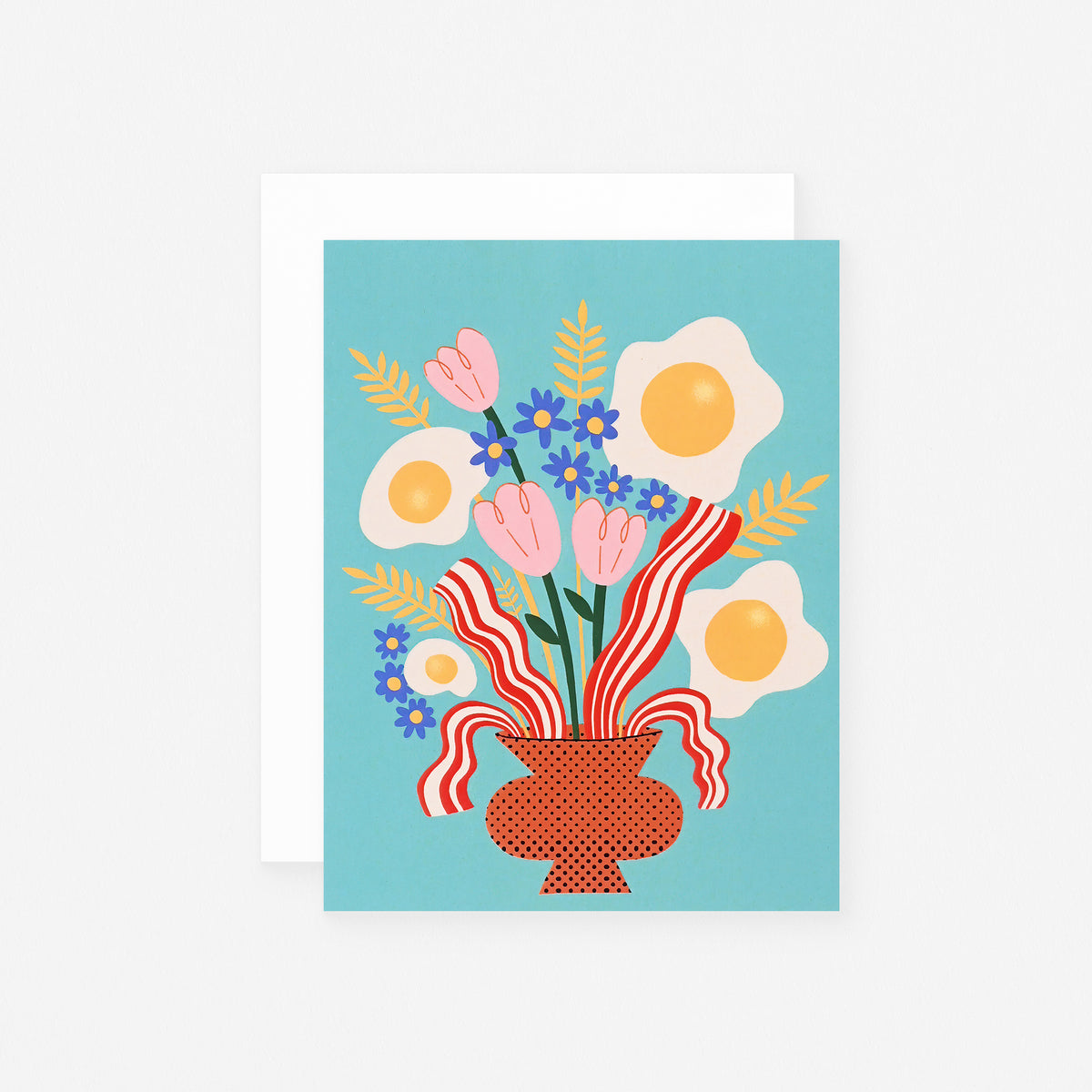 Toute Bacon & Egg Brunch Bouquet Greeting Card