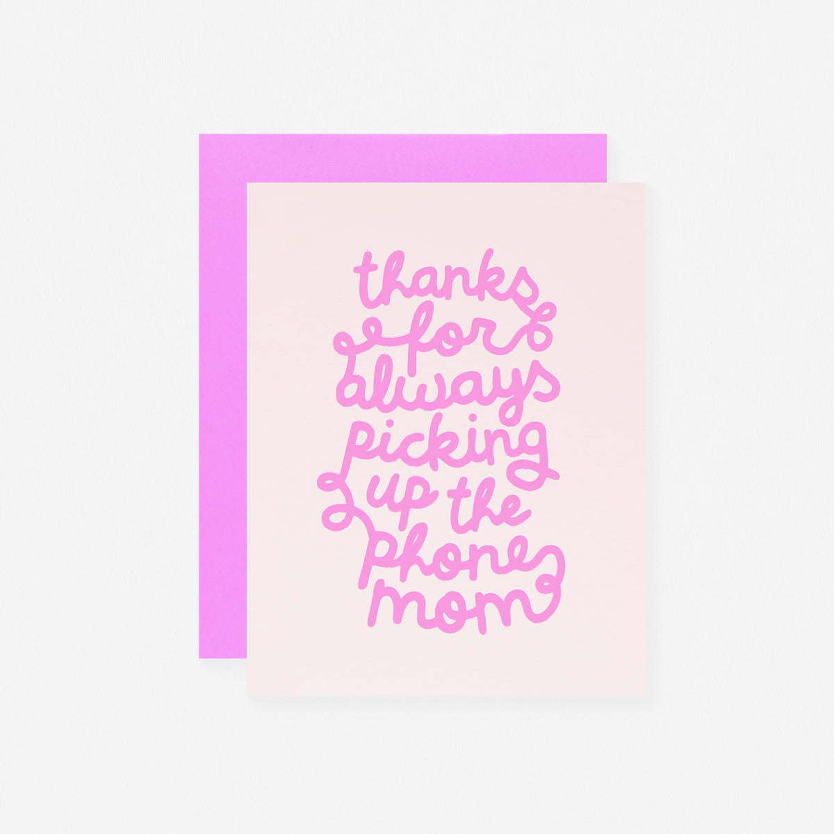 The Social Type Phone Mom Mother's Day Card