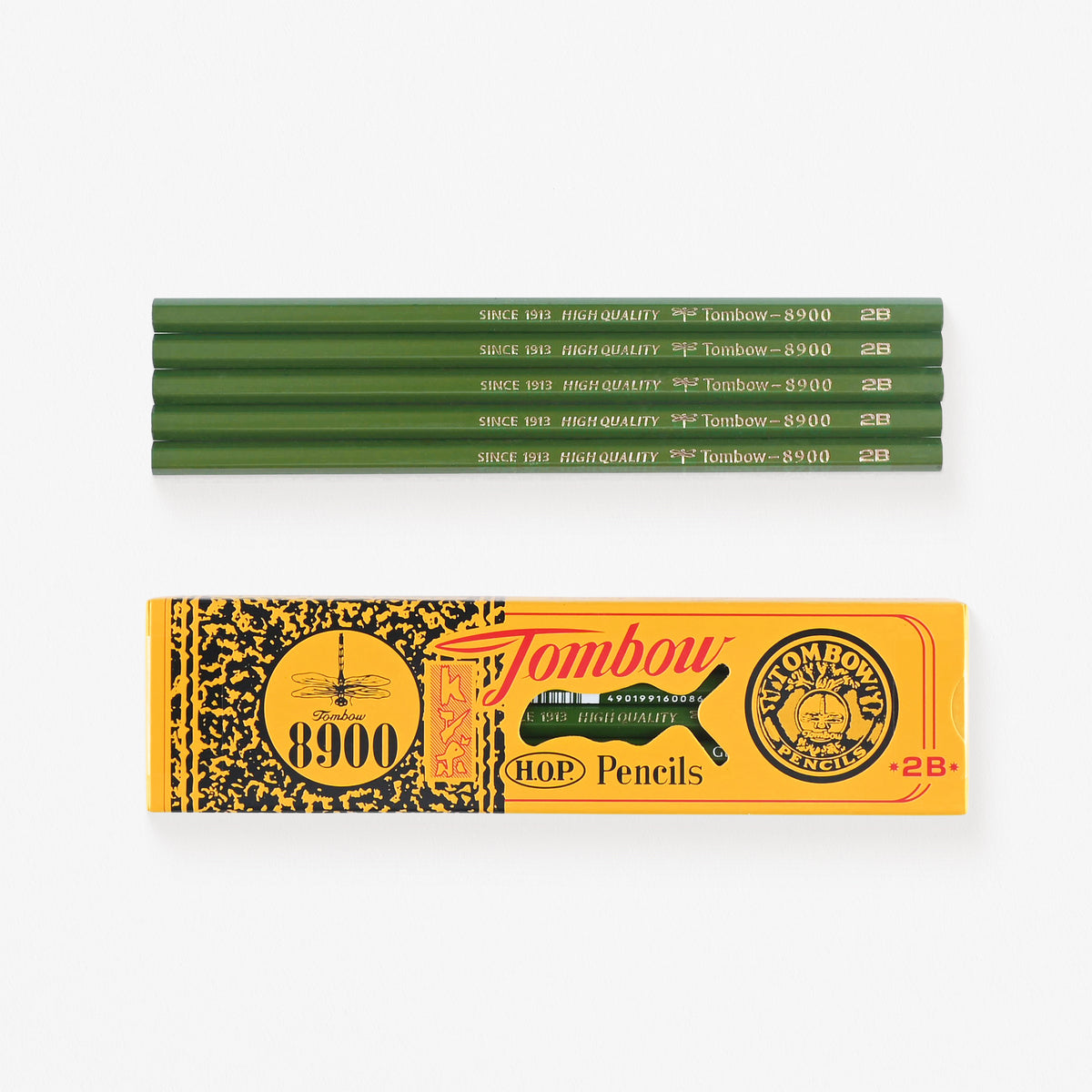 Tombow 8900 Pencils HB, B Or 2B | Single Or Box of 12 2B / Single