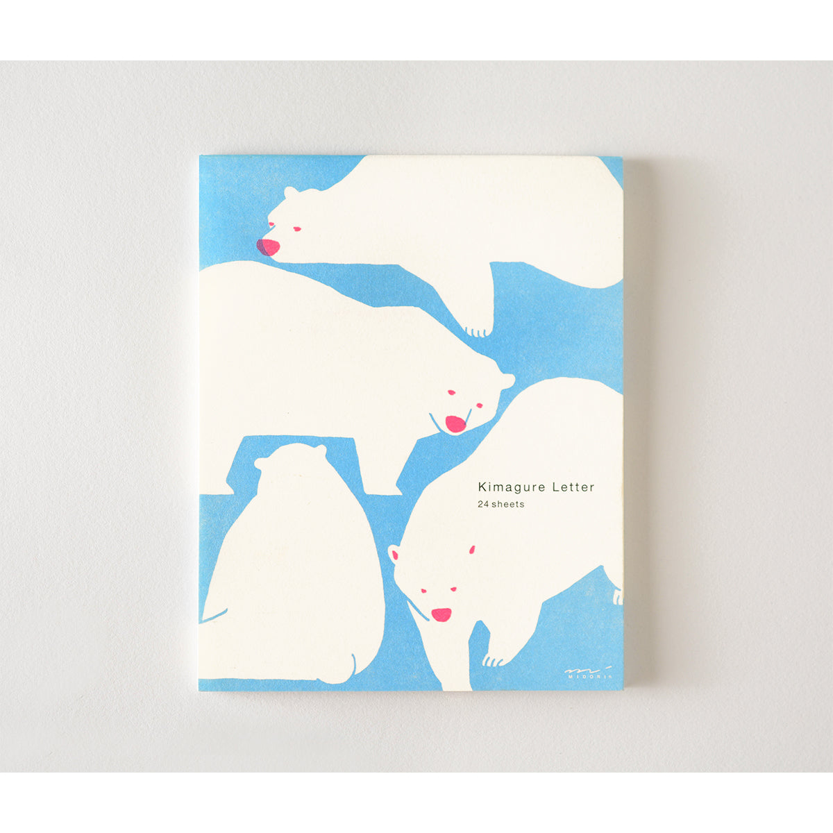 Midori Kimagure Polar Bear Letter Pad and Envelopes 