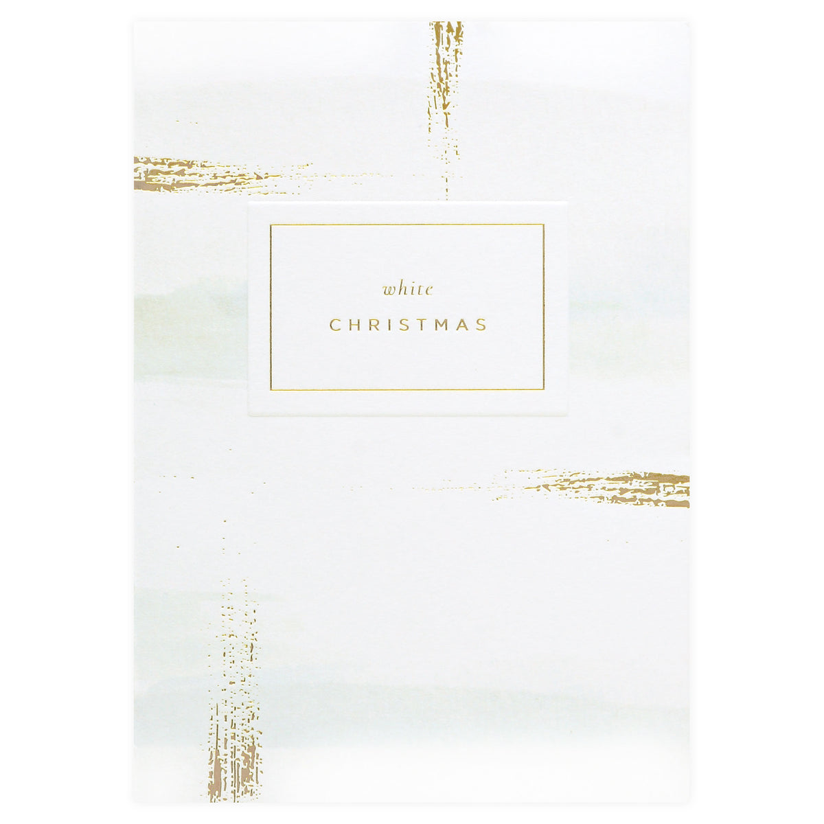 À L'aise White Christmas Card 