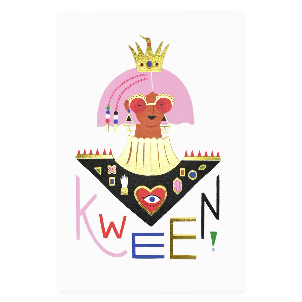 Angelope Kween Greeting Card 