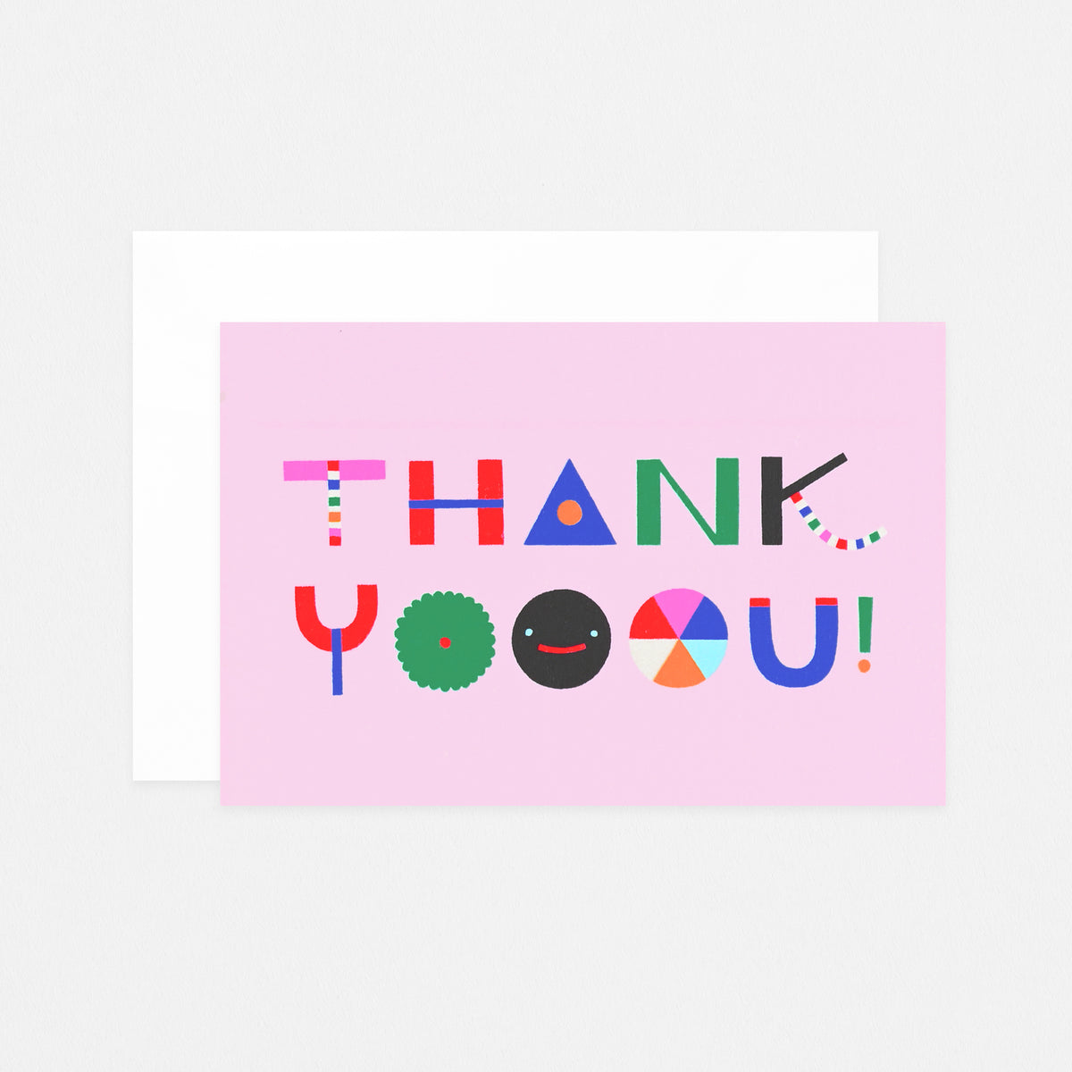 Angelope Thank Yooou Greeting Card 