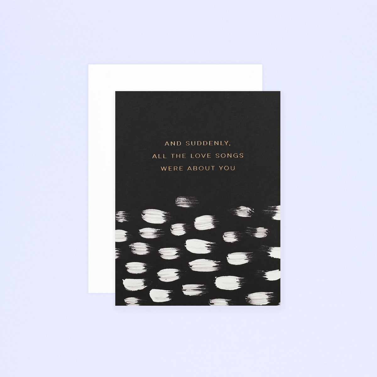 Antiquaria Brushed Love Songs Greeting Card 