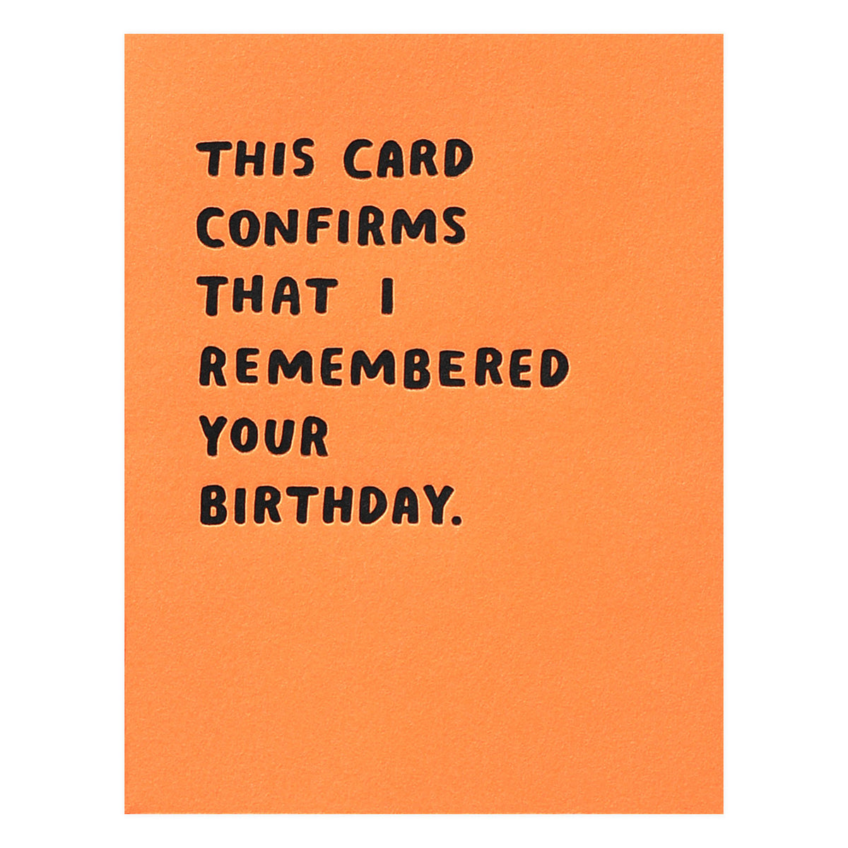 Ashkahn Confirmed Birthday Card 