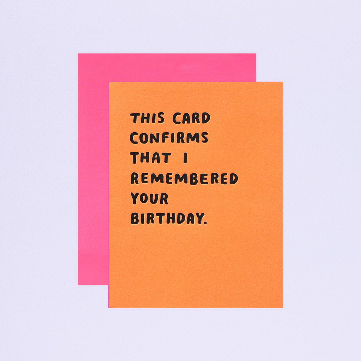 Ashkahn Confirmed Birthday Card 