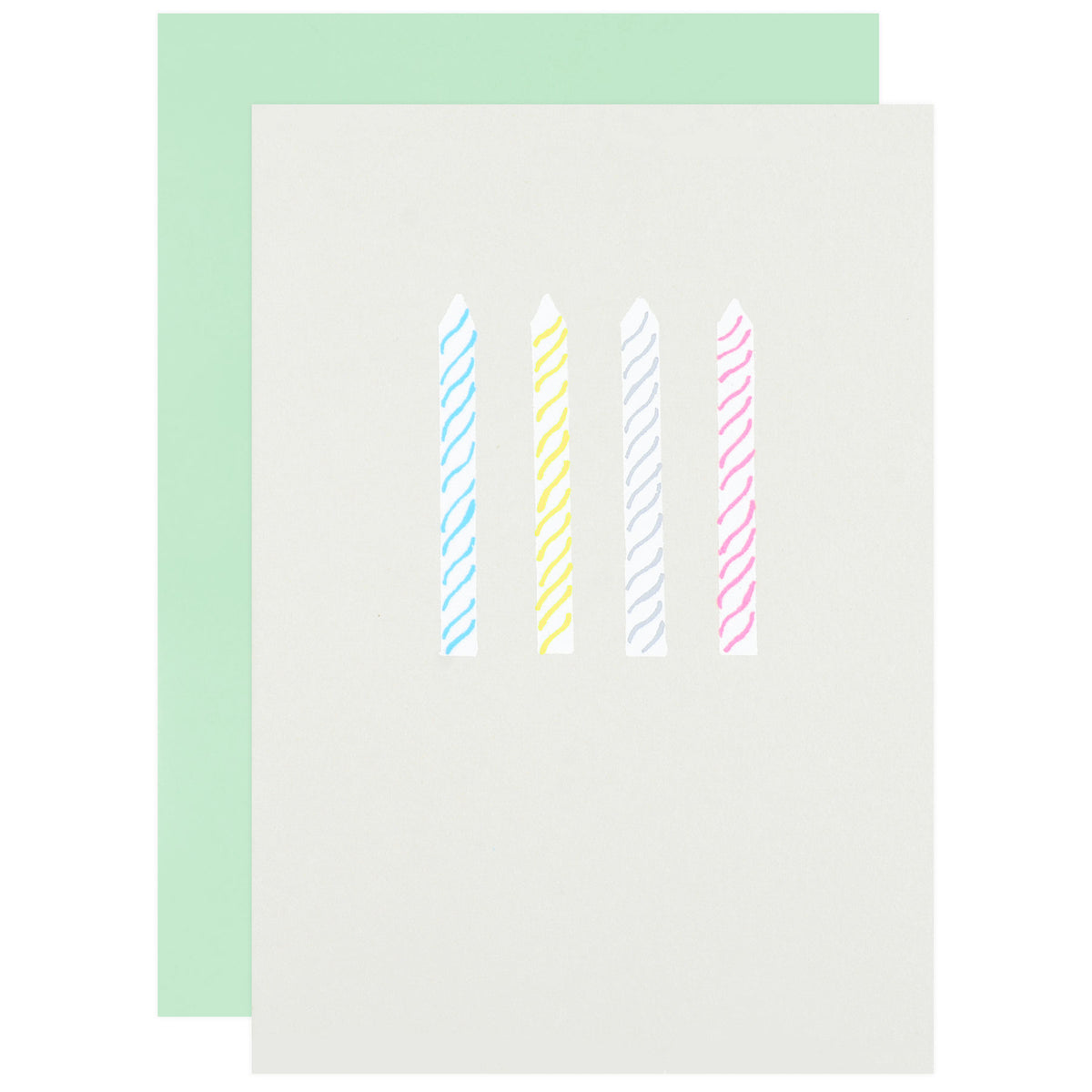 Gold Teeth Brooklyn Birthday Candles Greeting Card 