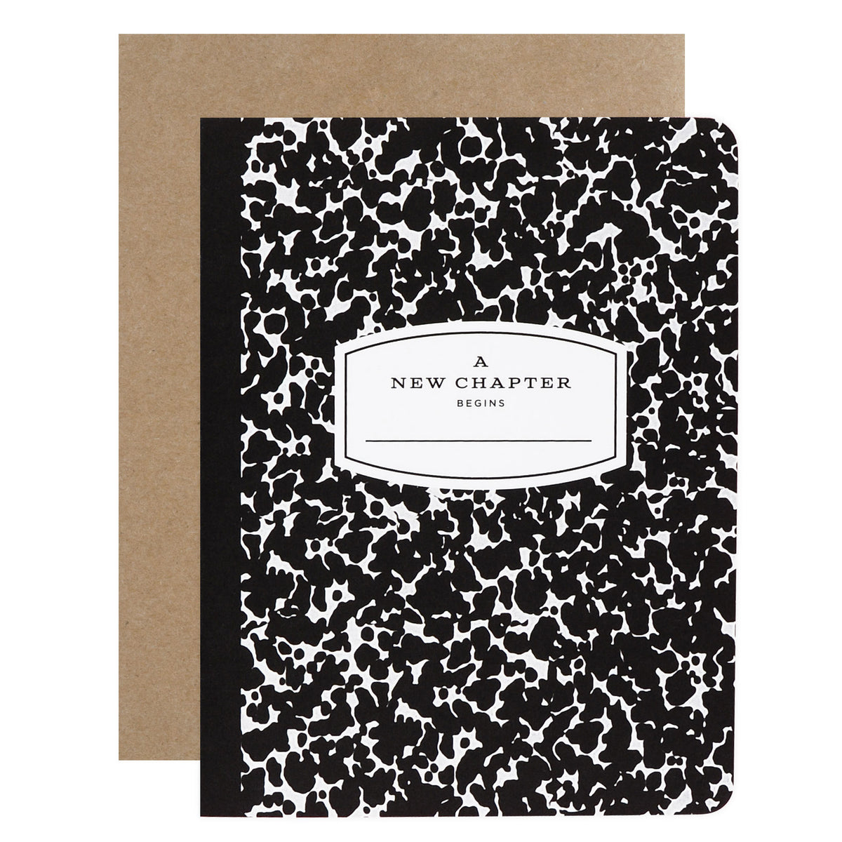 Inklings Paperie Black Composition Greeting Card 