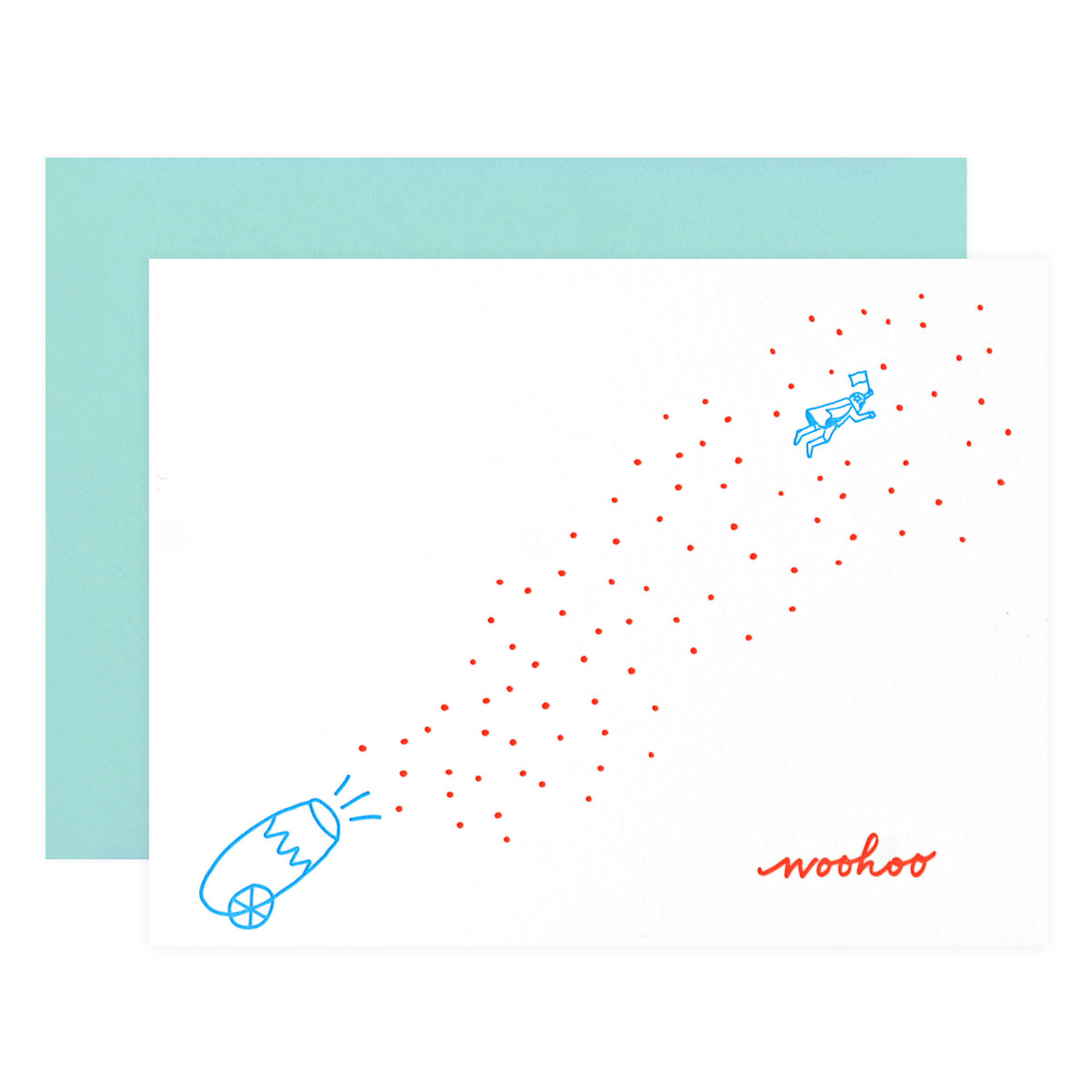 Iron Curtain Press Confetti Cannon Greeting Card 