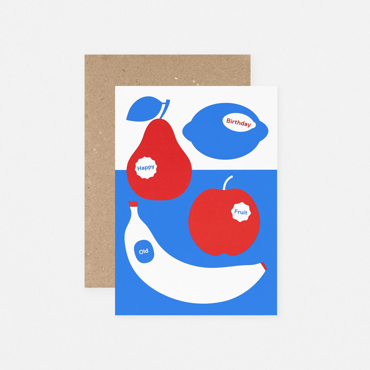 Crispin Finn Happy Birthday Old Fruit Greeting Card 