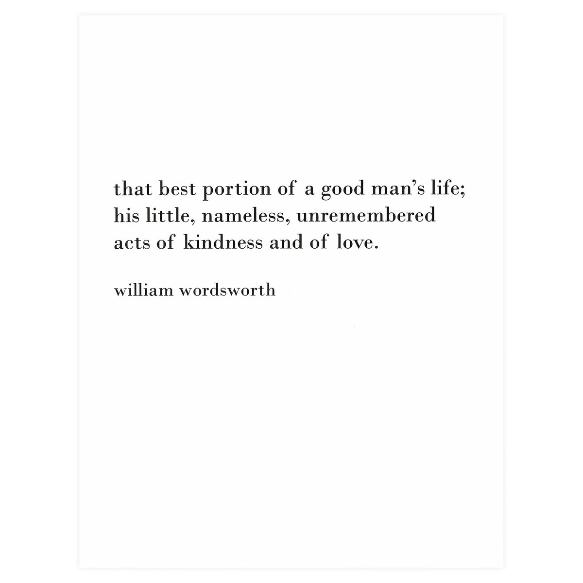 Cult Paper Wordsworth Greeting Card 