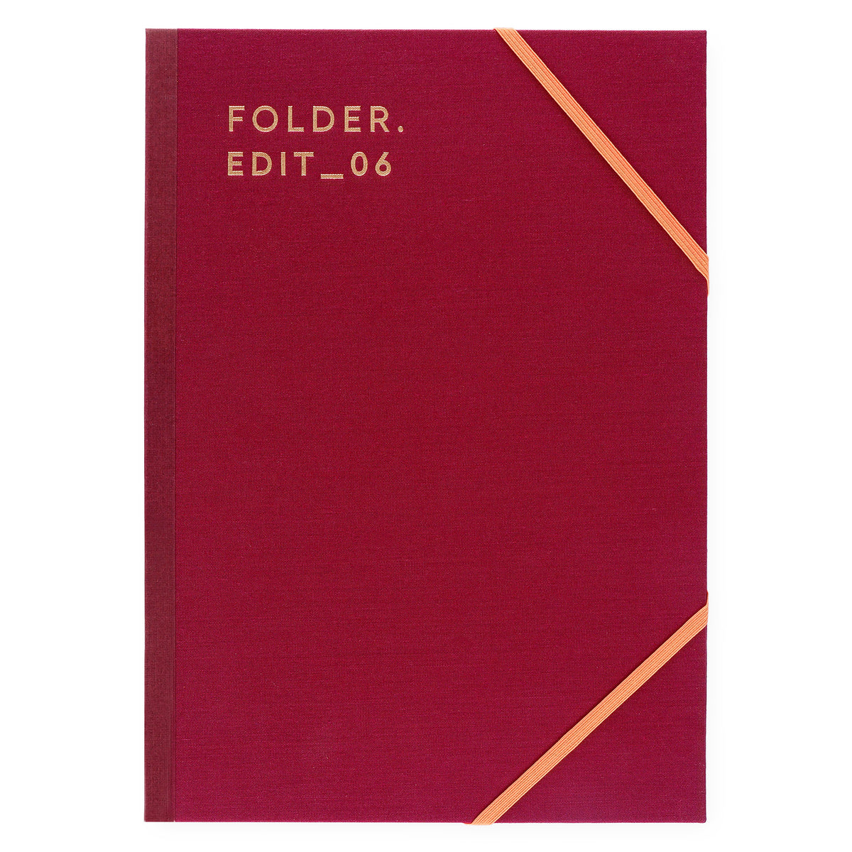 Darling Clementine Darling Clementine Folder Burgundy Linen 