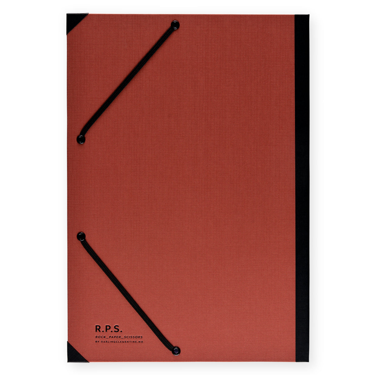 Darling Clementine Darling Clementine Hardcover Folder Rust Linen 