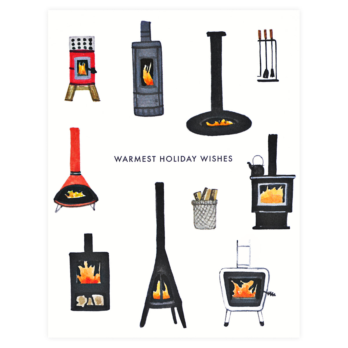 Dear Hancock Wood Burning Stoves Holiday Card Set 